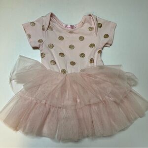 Popatu baby tulle onesie tutu party outfit 3-6M Baby sparkle polka dot